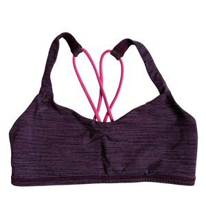 Lululemon Free To Be Bra Wee Are From Space September Plum / Raspberry Glo Light